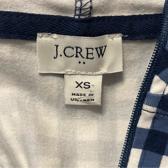 J. Crew Gingham Full Zip Active Hoodie - Picture 8 of 10